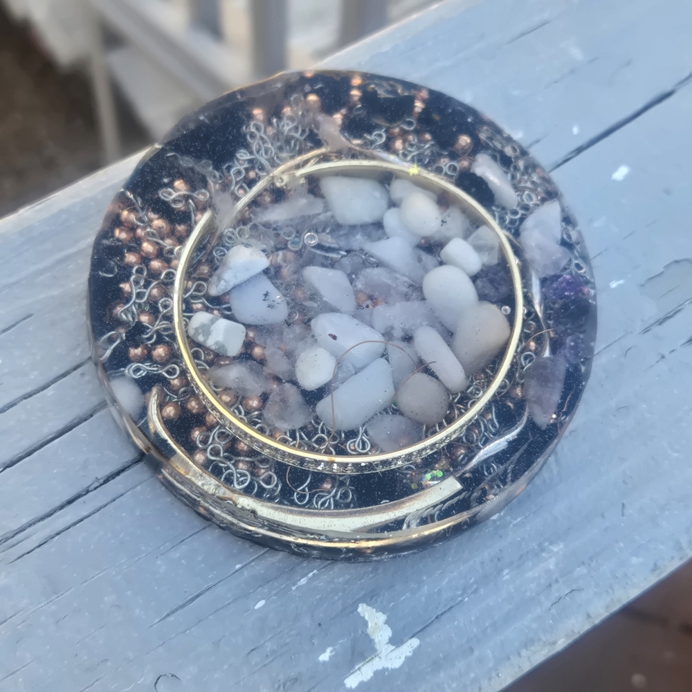 Orgonite Charging Coaster For Water Or Beverages